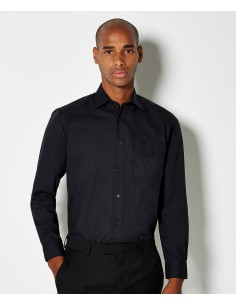 K-KK104-Mens Classic Fit Business Shirt Long Sleeve 2